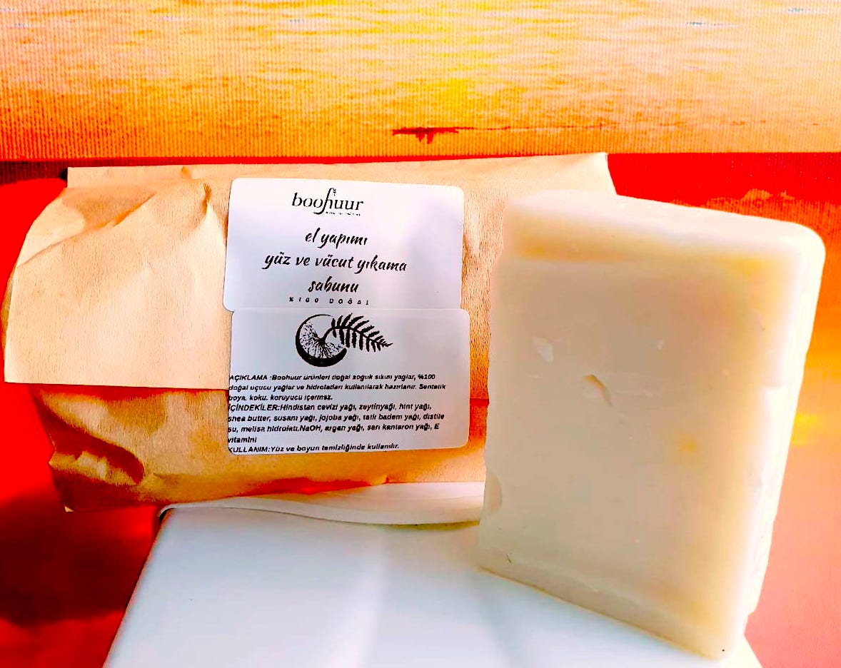 Boohuur el yapımı yüz ve vücut yıkama sabunu