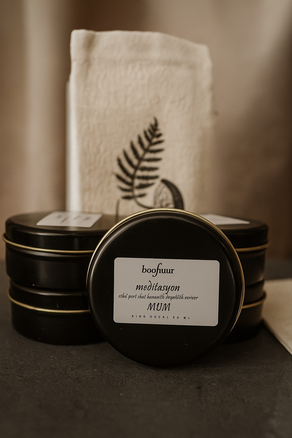 Boohuur %100 Doğal Meditasyon Mum – Zihninize ve Ruhunuza Işık