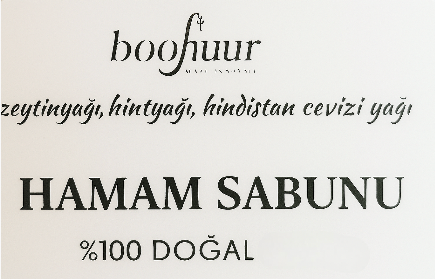 Boohuur %100 Doğal Hamam Sabunu – Vücudunuza Doğanın Saf Dokunuşu